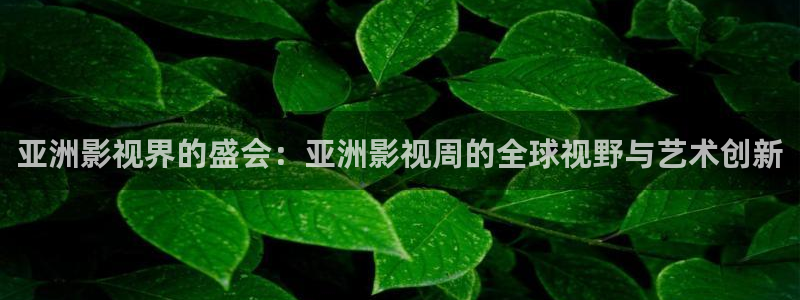 藍莓視頻下載app官網(wǎng)：亞洲影視界的盛會：亞洲影視周的全球視野與藝術(shù)創(chuàng)新